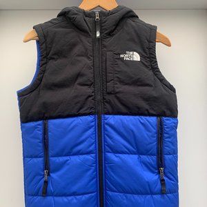 The North Face lightweight down vest with hood
